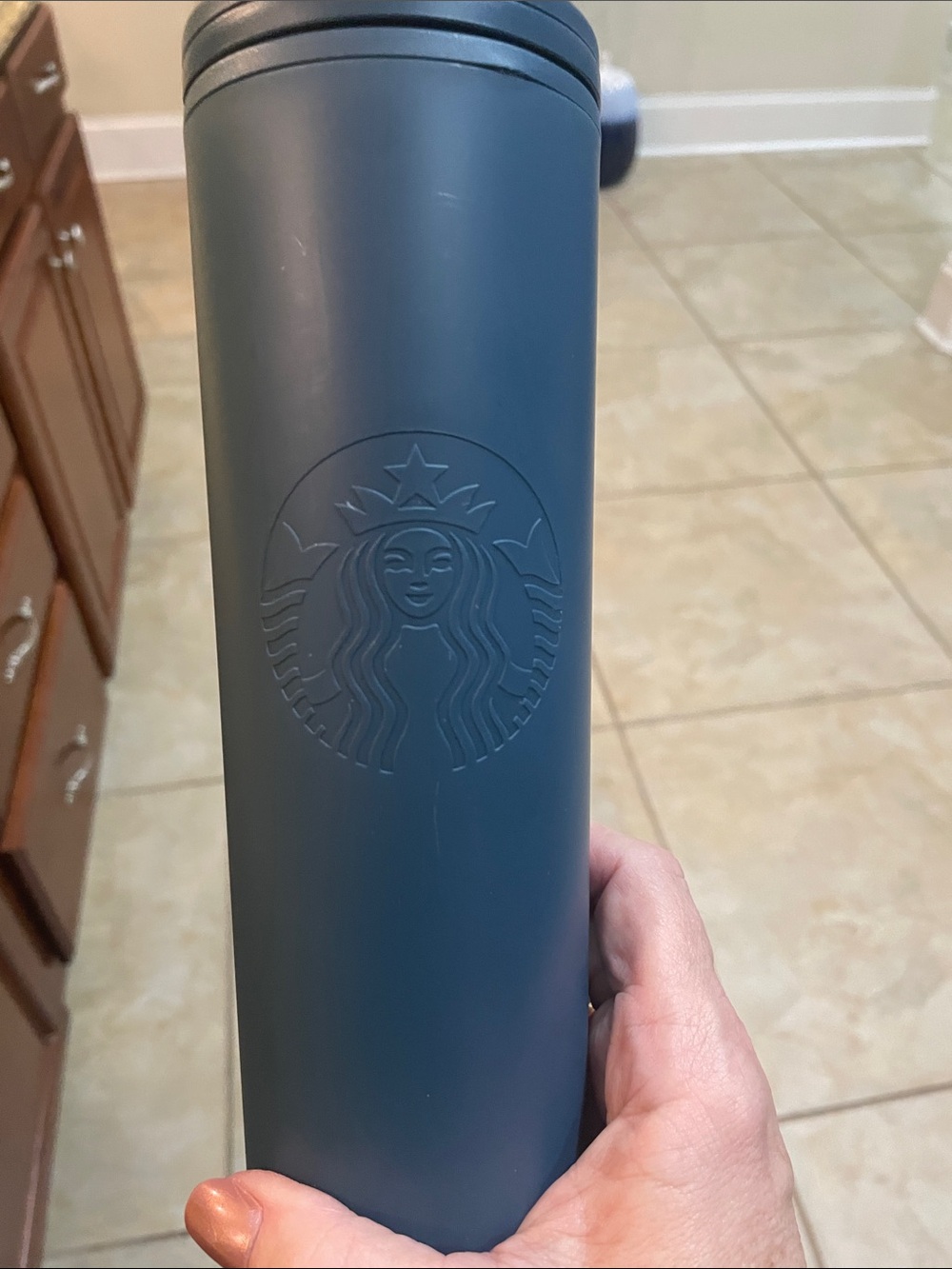 Starbucks Matte Slate Blue Insulated Tumbler